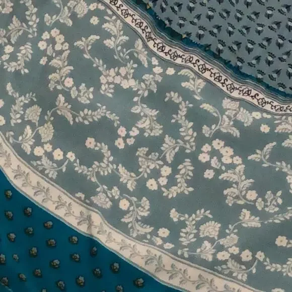 Old Navy Blue/Green Boho Paisley Floral Dress Size XS Petite - Picture 7 of 12